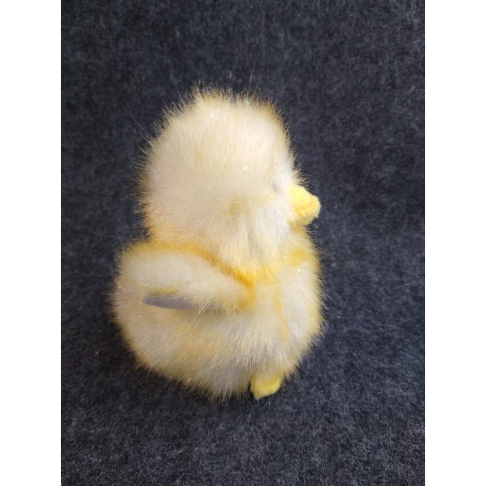 Russ Berrie Chick a Loo Plush Stuffed Baby Duckling Easter Toy Sparkly w Tag 5" - Picture 4 of 7